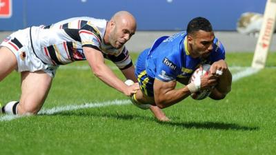 Challenge Cup: Bradford Bulls 10-46 Warrington Wolves