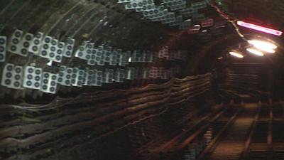 Sensors in an old tunnel beneath London