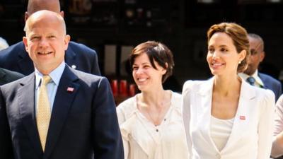 Angelina Jolie and Foreign Secretary William Hague are co-hosting the summit