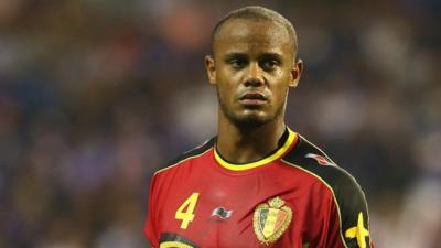 Belgium's Vincent Kompany