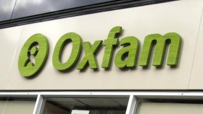 Oxfam shop front