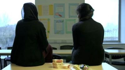 Image from a film produced as an aid to teaching about FGM in schools