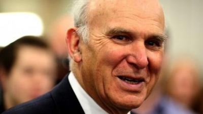 Business secretary Vince Cable