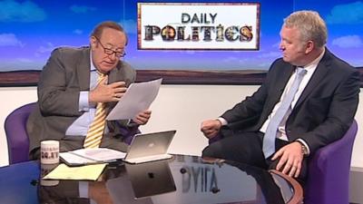 Andrew Neil and Mike Penning