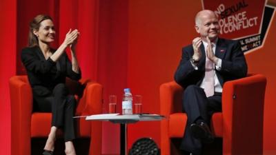 Angelina Jolie & William Hague