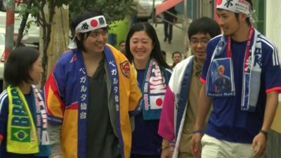 Japanese football fans