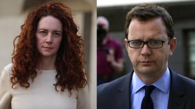 Rebekah Brooks and Andy Coulson