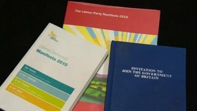 2010 party manifestos