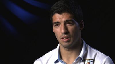 Uruguay striker Luis Suárez