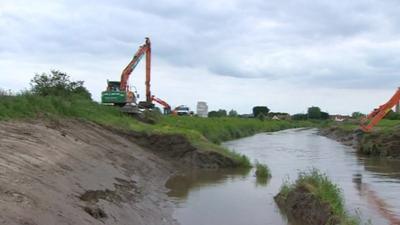 River dredging