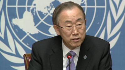 UN Secretary General Ban Ki-moon