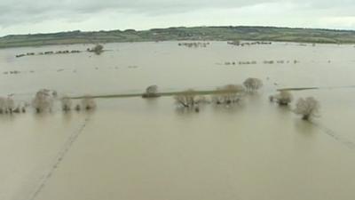 Flooding scene