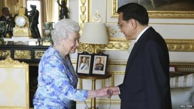 The Queen and Chinese Premier Li Keqiang