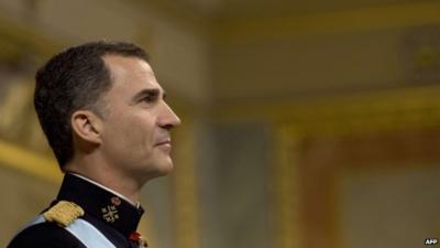 Spain's new king, Felipe VI