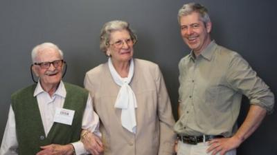 Harry Leslie Smith, Baroness Jean Trumpington and Justin Webb