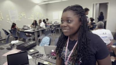 Nia Johnson at Black Girls Code