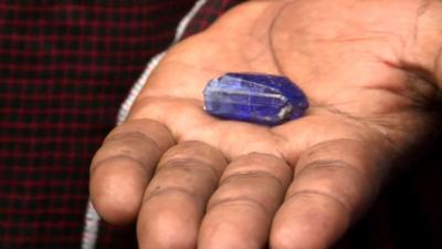 Tanzanite gemstone