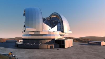 Artist's impression of European Extremely Large Telescope