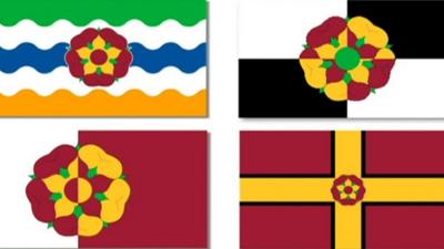 Designs for Northamptonshire flag