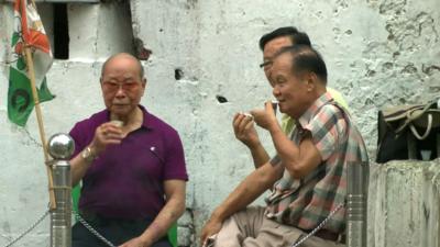 Chinese men in Calcutta