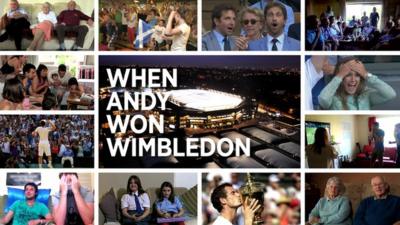 When Andy won Wimbledon