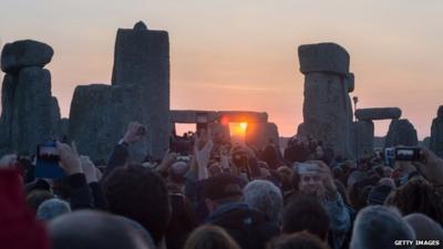 Sunrise at Stonehenge