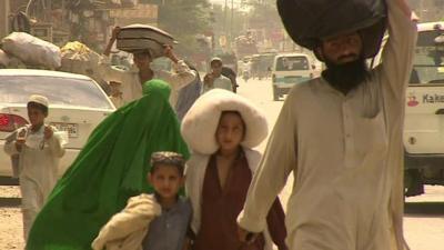 People flee in their homes in North Waziristan