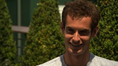 Wimbledon champion Andy Murray