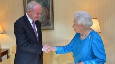 Martin McGuinness meets the Queen