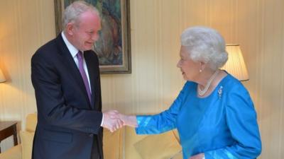 Martin McGuinness meets HM The Queen