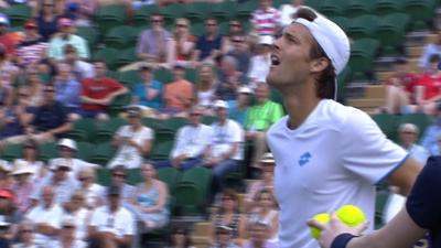 Wimbledon 2014: BBC commentator confusion over Joao Sousa rant