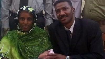 Meriam Ibrahim with family