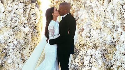 Kim Kardashian and Kanye West