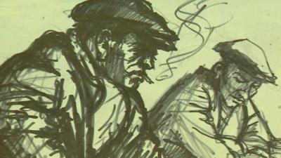 Norman Cornish sketch