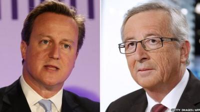 David Cameron & Jean-Claude Juncker