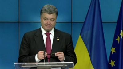 Ukrainian President Petro Poroshenko