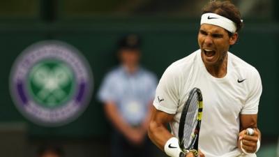 Rafael Nadal beats Mikhail Kukushkin at Wimbledon