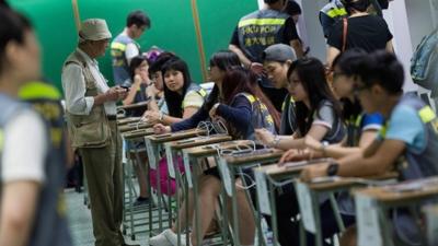 Votes are being counted in Hong Kong