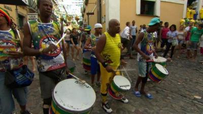 Drummers in Salvador