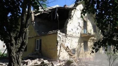 Shelling in Kramatorsk, 1 July