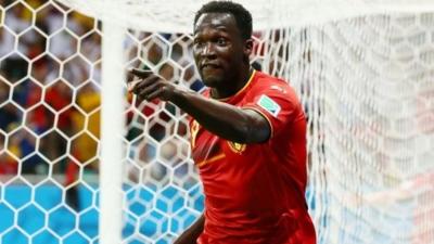 Romelu Lukaku helps his side through to the World Cup quarter-finals