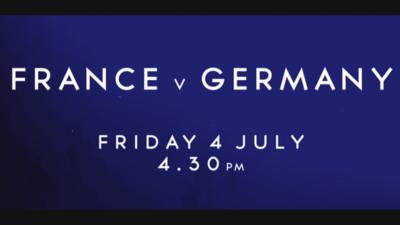 Watch France v Germany live on the BBC