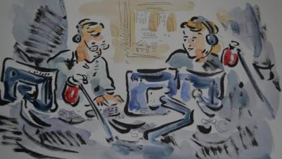 Presenters Sarah Montague and John Humphrys as an illustration