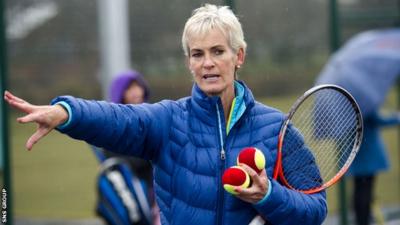 Tennis coach Judy Murray