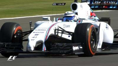 British Grand Prix: Susie Wolff makes history in practice