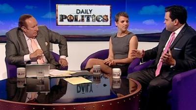 Andrew Neil, Francesca Martinez and Harry Cole