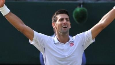 Novak Djokovic takes the Wimbledon title for a second time