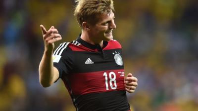 Toni Kroos scores Gemany's third goal