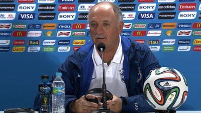 Brazil coach Luiz Felipe Scolari