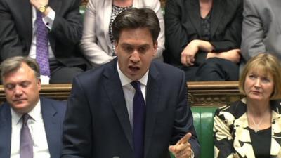 Ed Miliband at PMQs